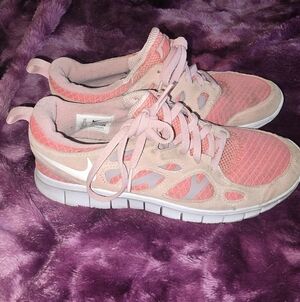 Nike Free Run 2 Pink Youth Size 7Y